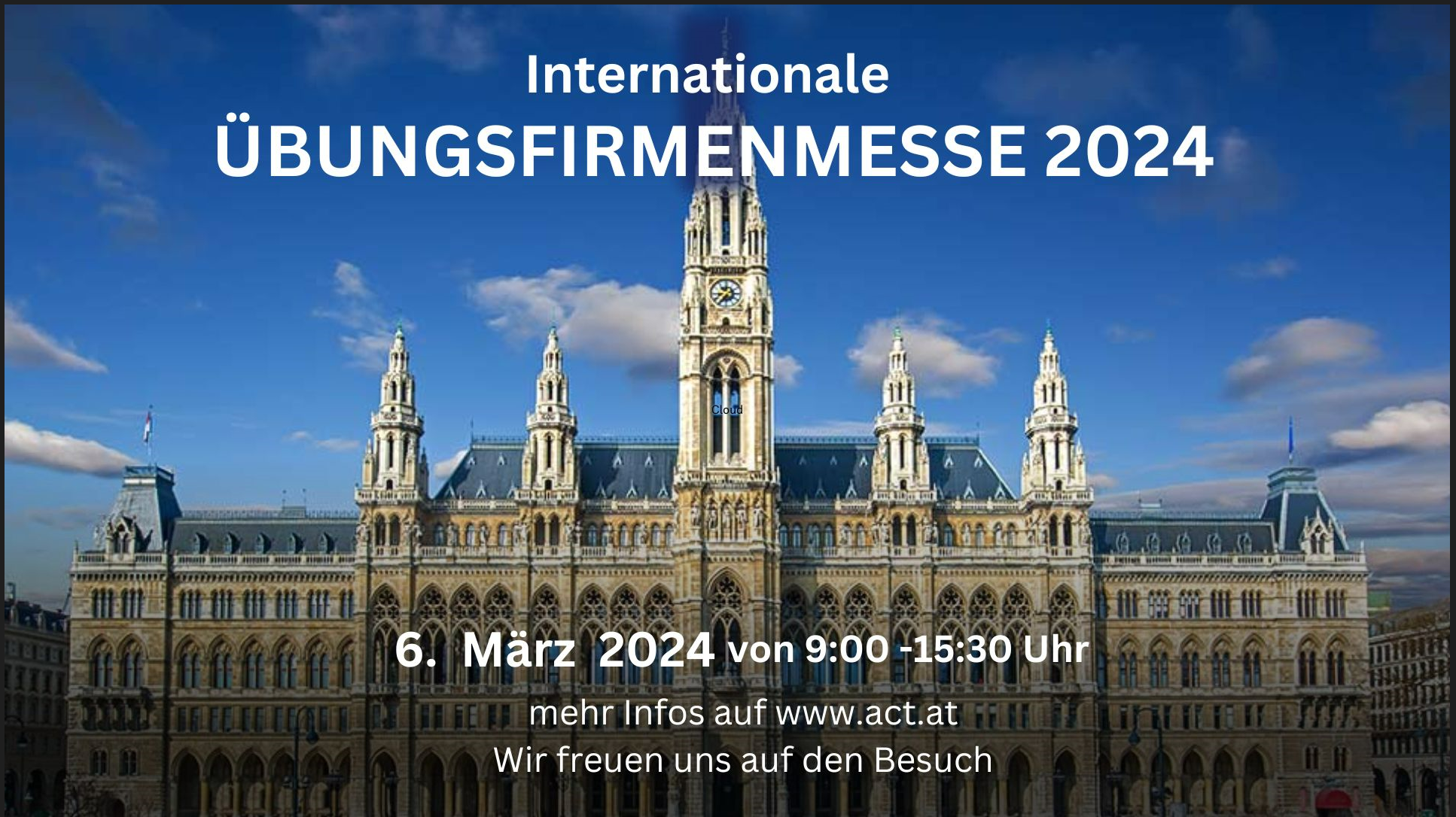 Inter­na­tio­na­le Übungs­fir­men­mes­se im Wie­ner Rat­haus 2024