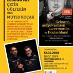 LESUNG & GESPRÄCH MIT ÇETIN GÜLTEKIN & MUTLU&nbsp;KOÇAK